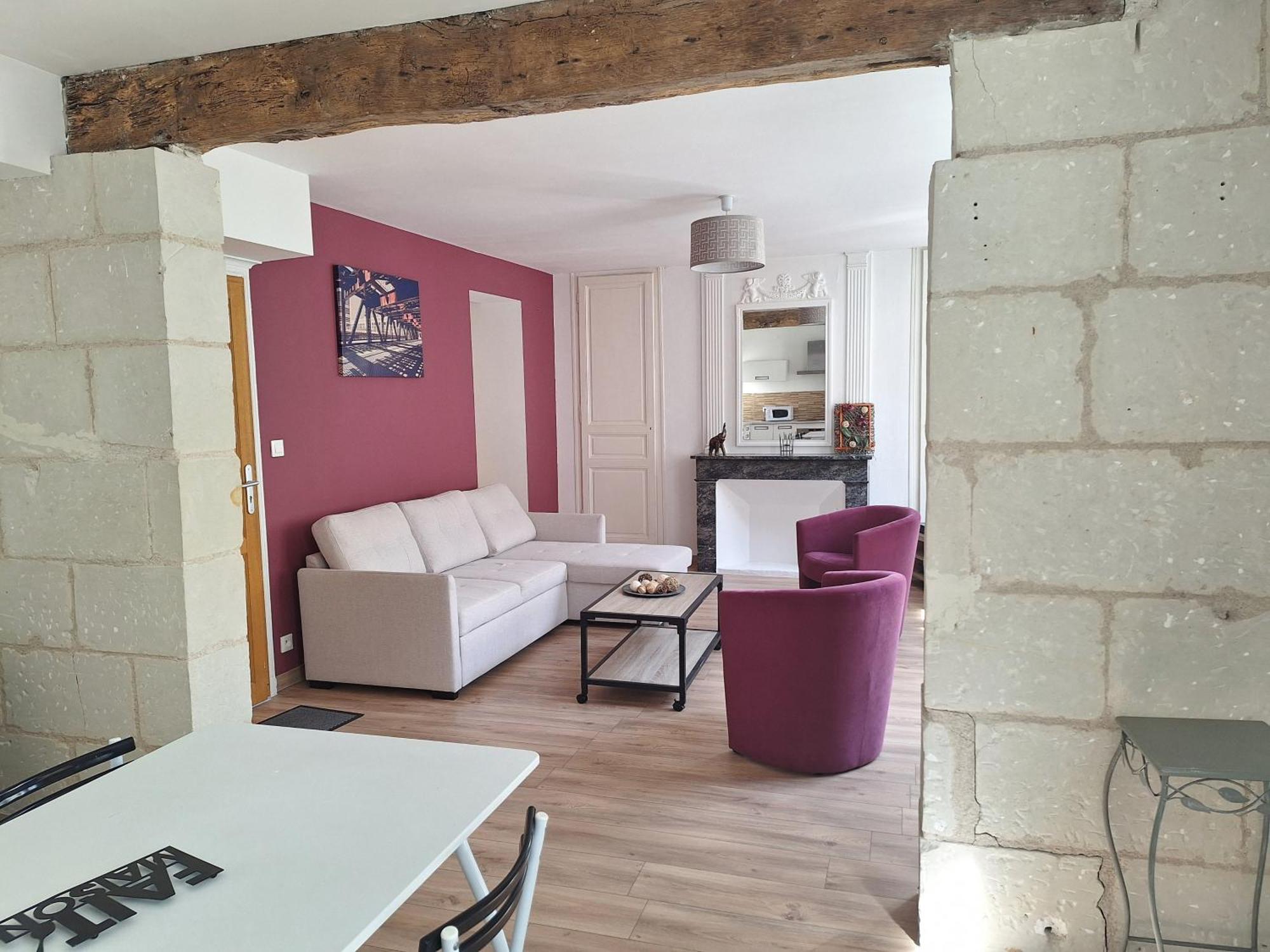 Bel Appartement 50M2 En Plein Centre De Saumur Exteriér fotografie