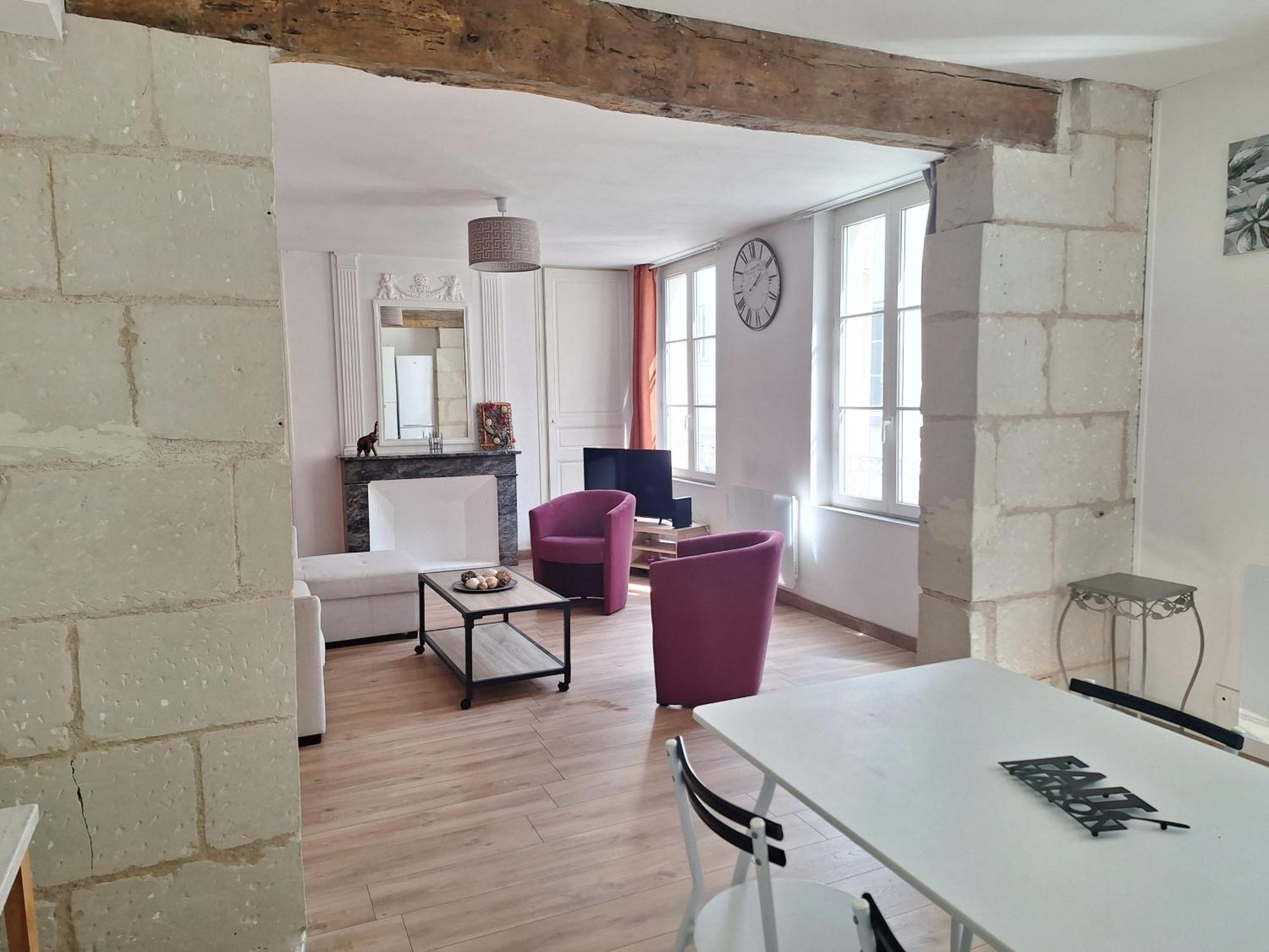 Bel Appartement 50M2 En Plein Centre De Saumur Exteriér fotografie